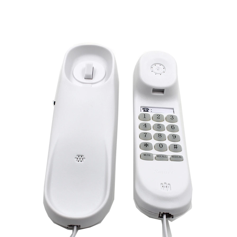 
Cheap Slimline single line corded phone Basic Function Small telephone set 