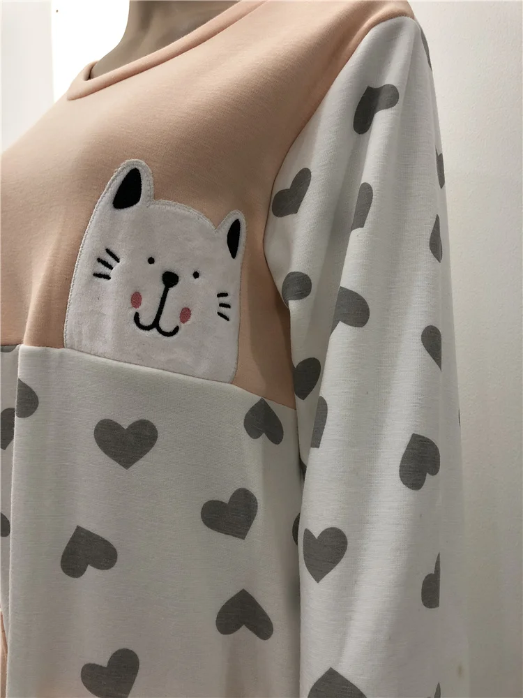 Arab Muslim Women Home Clothing Winter Medium Velvet Nightgown Casual Home Wear Night Dress