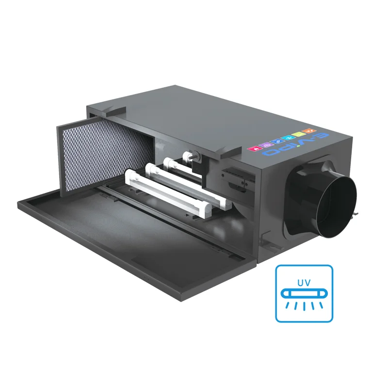 PM2.5 Remove Fresh Air Mechanical Ventilation UVC Air Disinfection Purification for Restaurant Sterilization