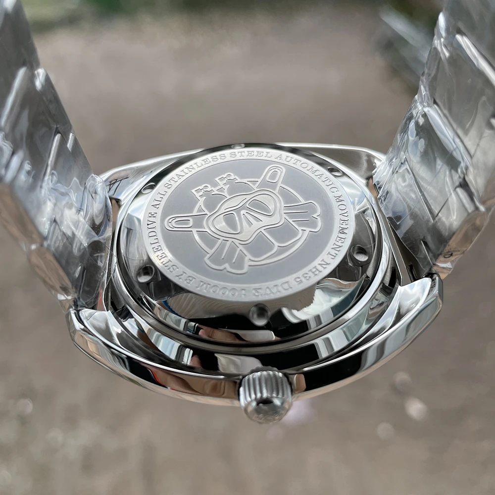 SD1983 классный дизайн steeldive бренд 1000 м водонепроницаемый УФ-фильтр 49 мм с большой размер NH35 автоматический керамический Безель M4 черепаха Dive кварцевые часы для мужчин