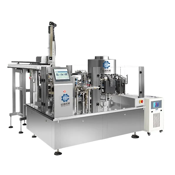 
Rotary Food Filling Vacuum Sealing Packing Machine 