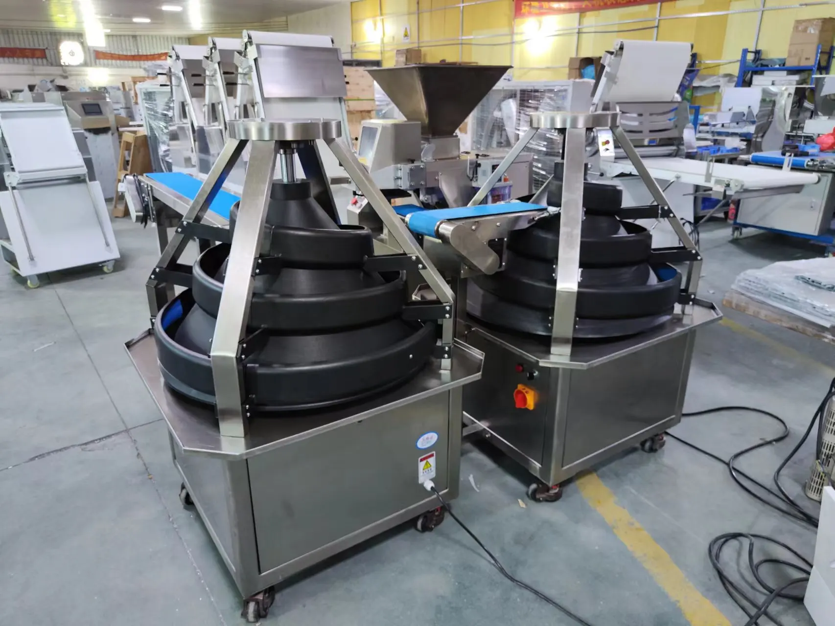 Automatic Continuous Cutter and Rounder Machine Dough divider machine Ideal for Large-Scale Food Manufacturing