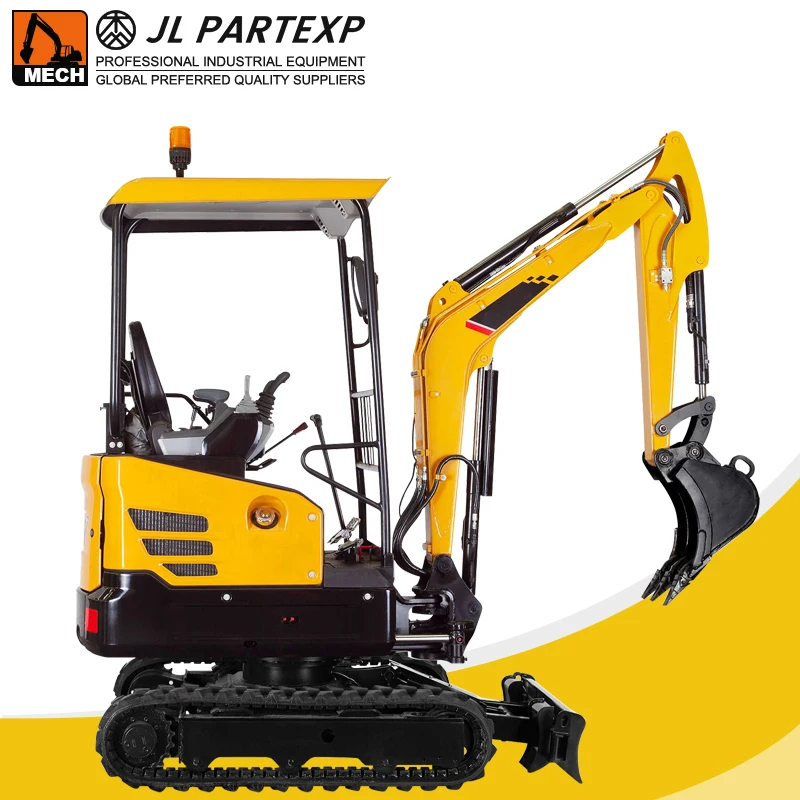 Forestry Mulcher Tree Chopper Saw Shear Cutting Processor Harvester Spade Garden Agricultural Orchard Farm Job Mini Excavator