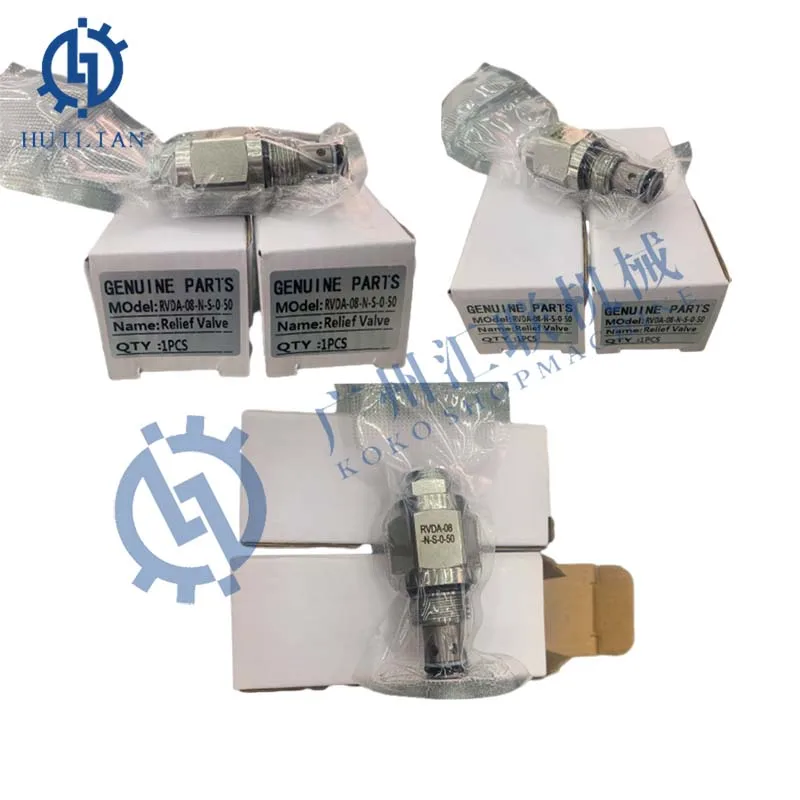 RBAN-XWN RBANXWN-350BAR Relief Valve RVDA-08-N-S-0-50 RVCA RVDA RVEA Pressure Valve for Industrial Machine Parts