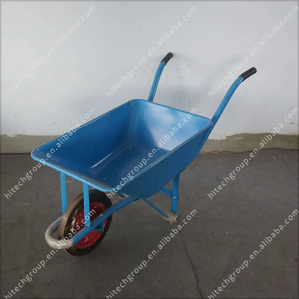 Strong strength civil Metal Wheel barrow for Indonesia artco wheel barrow with hard solid wheel WB6500