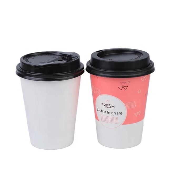 Top sale paper coffee cups disposable single wall white paper cups