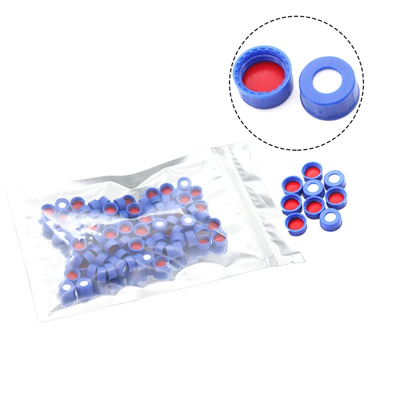 Lab 2ml HPLC chromatography PTFE cap septa for auto sampler vials