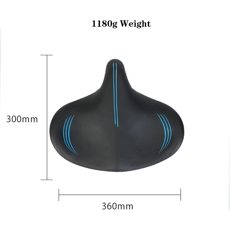 Wide Big Bum Bicycle Saddle Seat Bike Cushion Cycle Saddle Seat