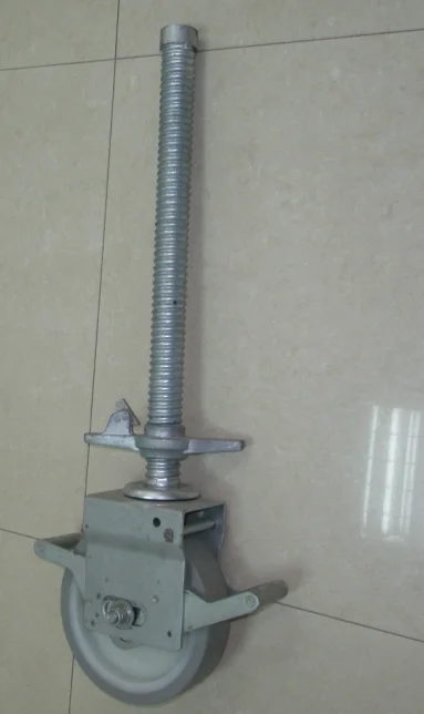 Aerial work platform scaffolding accessories casters / Double brake universal wheel