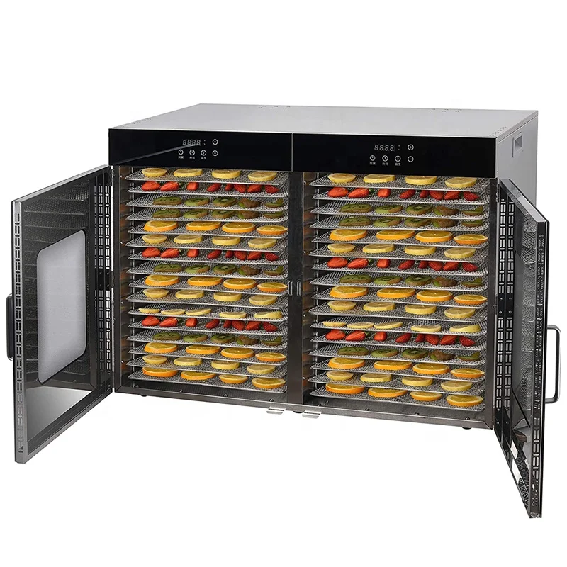 16  trays digital food fruit meat fish stainless steel food dehydrator