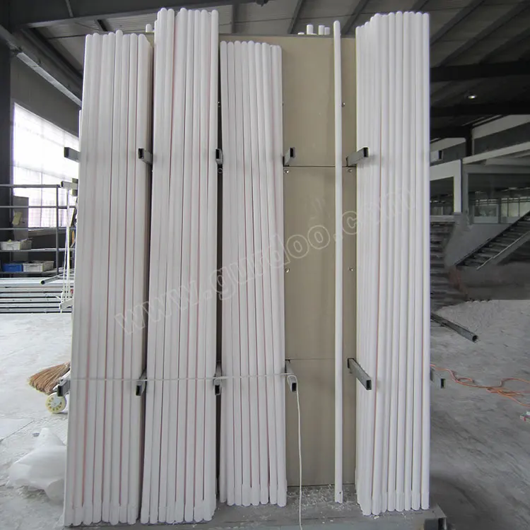 High purity C799 alumina ceramic protection tube with 99 al2o3 for thermocouple