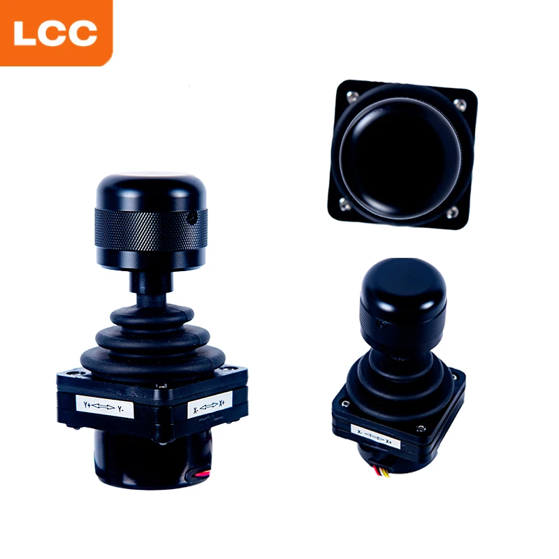Factory Price Analog Proportional Hall Effect X Y Z Axis 3-axis New Joystick Control for Hydraulic Control Flight