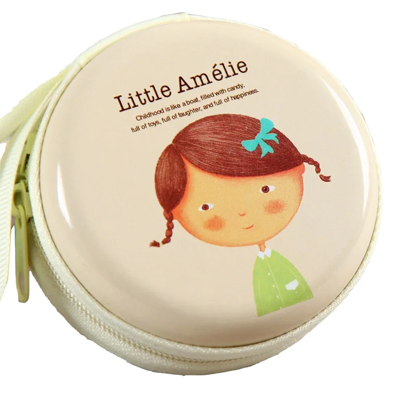 Promotion Cute Design Metal kids mini money purse bag for baby Christmas gift