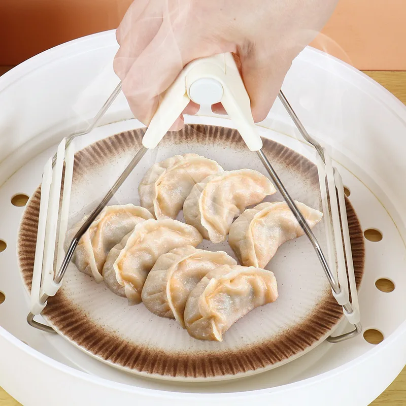 Easy-to-Use Anti-Scalding Pan Clip Household Heat Insulation Kitchen Tool Small Plate Clip Bowl Clip Non-Slip Feature Utensils
