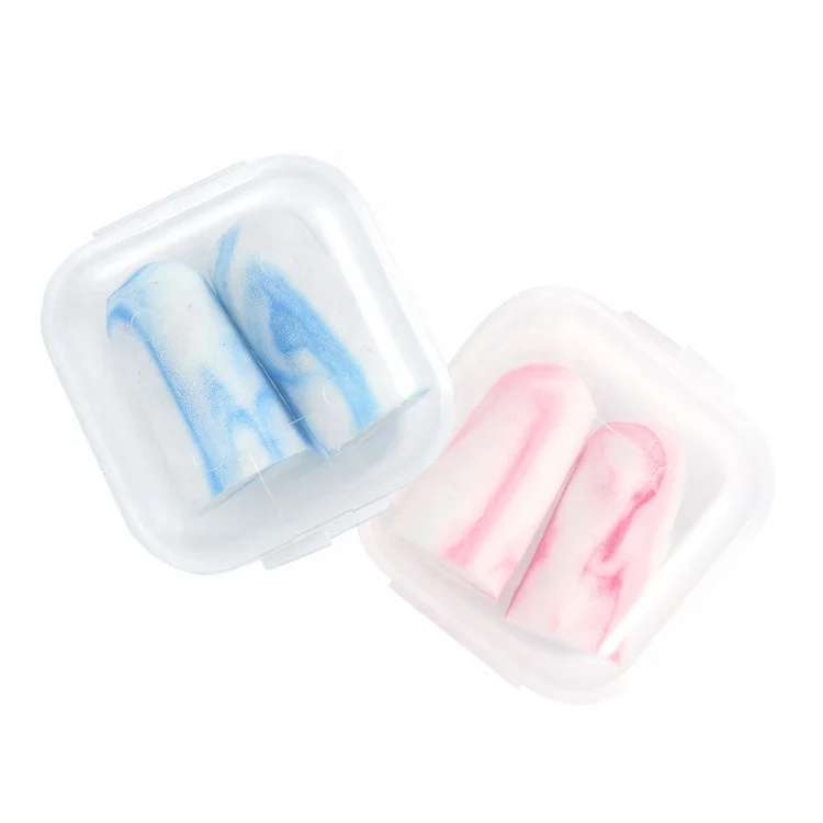 WEJUMP 36dB PU Colorful Slow Rebounded Soundproof Ear Plugs Ear Protector Individually Wrapped Earplugs