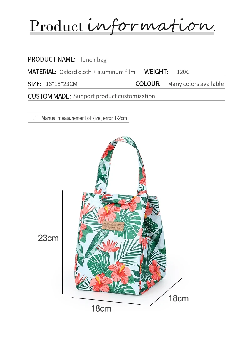 Custom cheap reusable portable waterproof cooler bag picnic travel child insulated kid lunch bag 2020