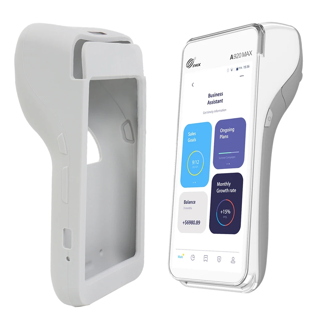 pax 920max silicone case Silicone Pos Terminal Cover Handheld pos terminal cover