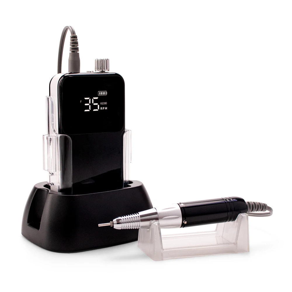 Portable Nail Machine Manicure Pedicure Electric Nail Drill Machines Latest Type Electric Nail Drill 35000RPM