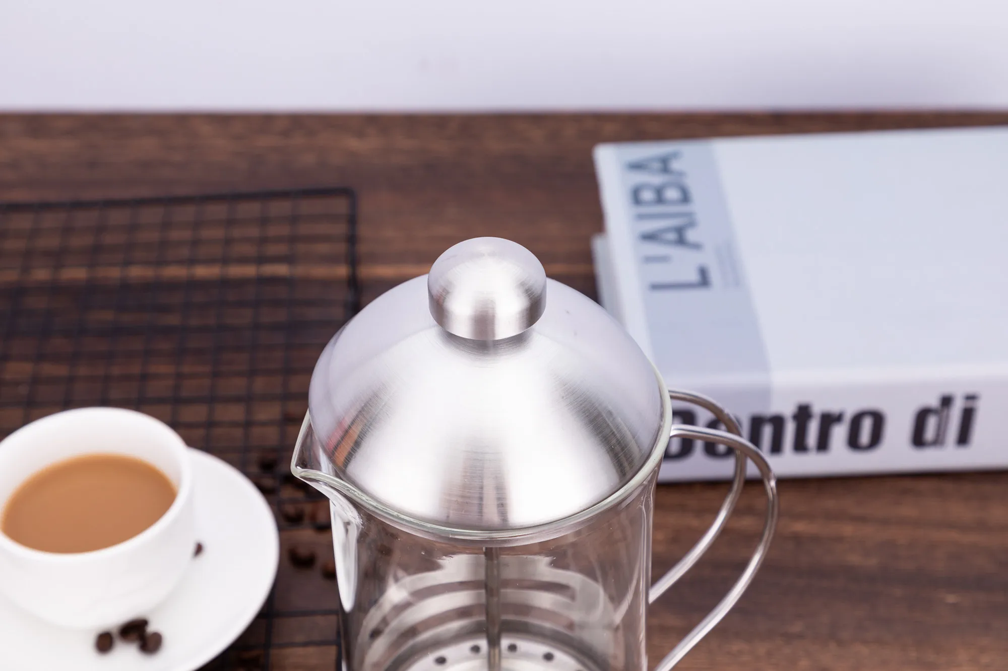 Оптовая продажа стекло французский пресс Handy Brew Мини Путешествия чай чайник