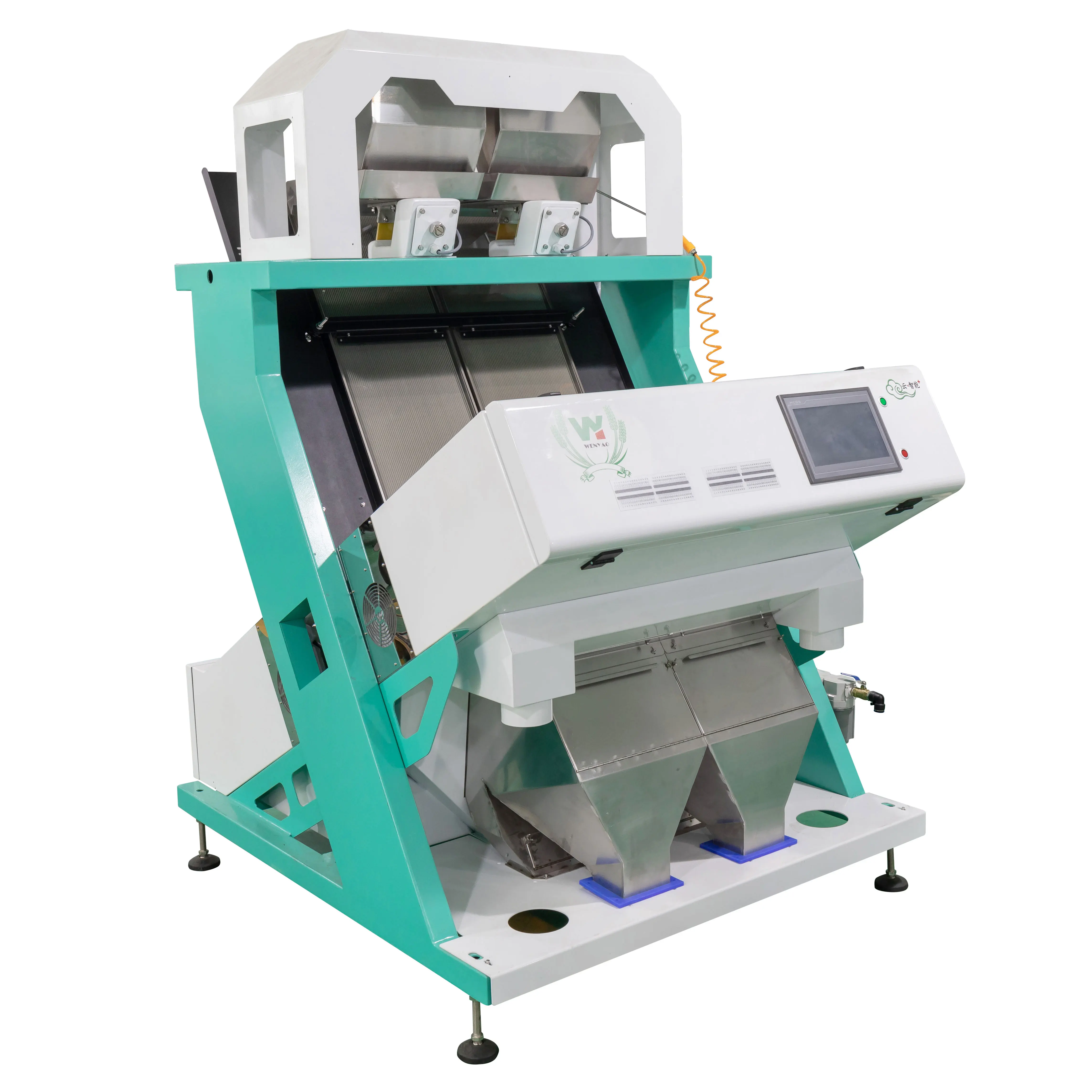 High productivity plastic color separator machine for wasted plastic metal price