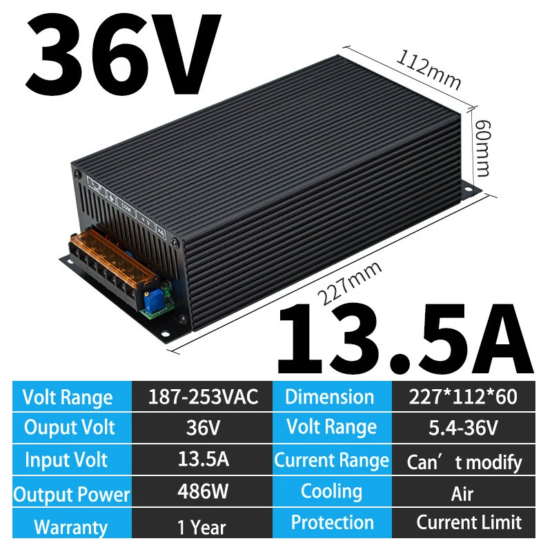Small power adjustable switching power supply AC220 to DC0-12V15V24V36V48V110V220V dc regulated switching power supply