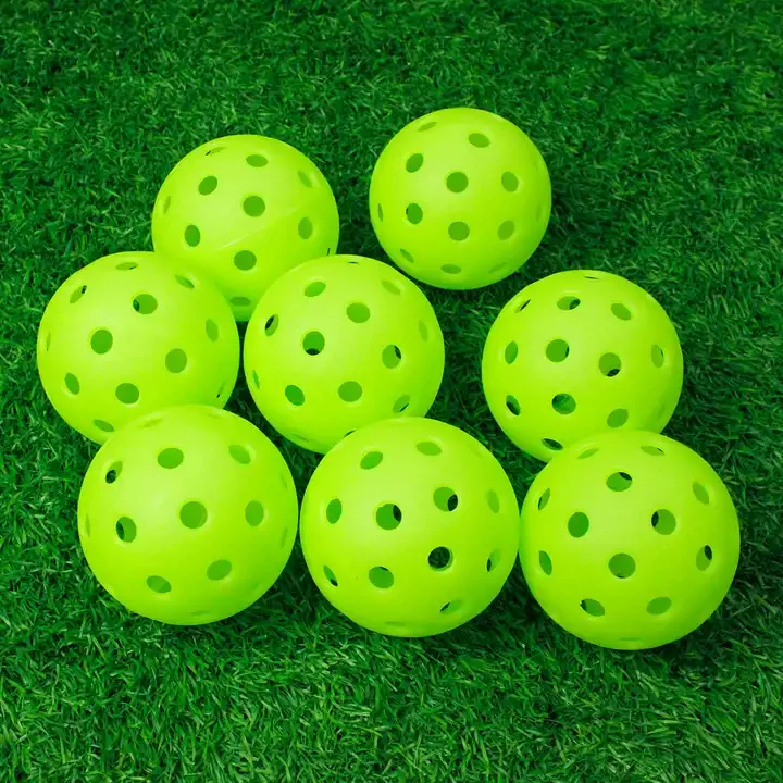 USAPA approved Custom logo Plastic-PE 74MM 40 Holes Pickleball Outdoor Sport
