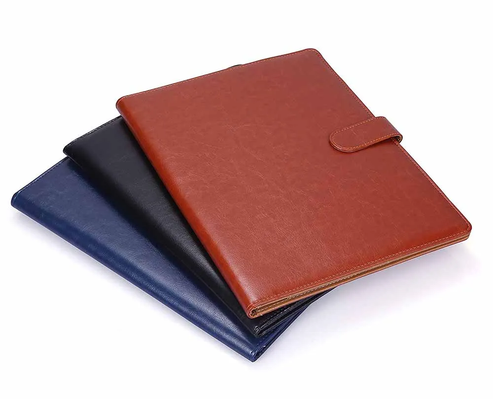 Wholesale Leather A4 Size Business School Office Conference Signature Padfolio Clipboard Folders Portfolio