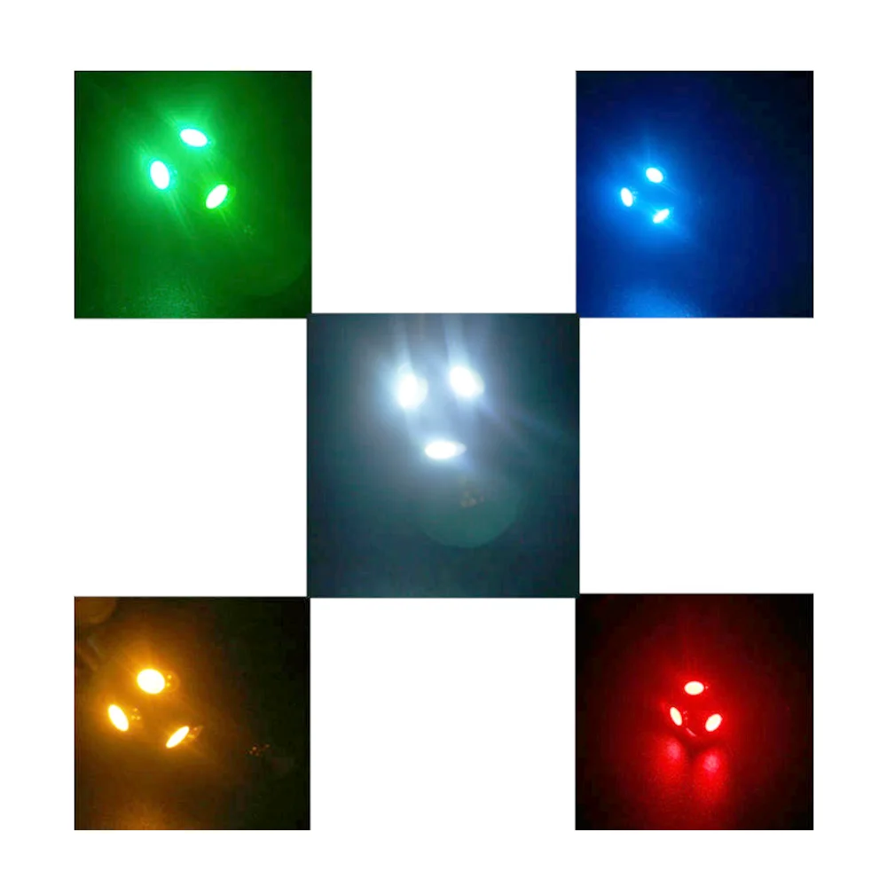 
T10 Wedge 5-Smd 5050 White Led Light Bulbs W5W 2825 158 192 168 194 Interior Reading Dome Map Side Marker Light 