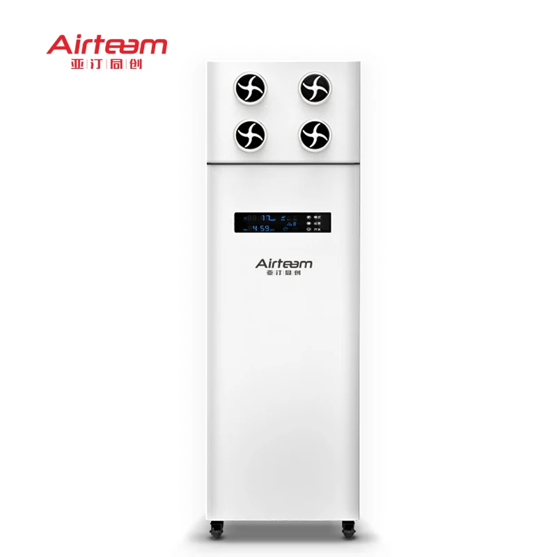 400m3/h Vertical -ERV 3 filters cabinet Ventilation system with heat recovery