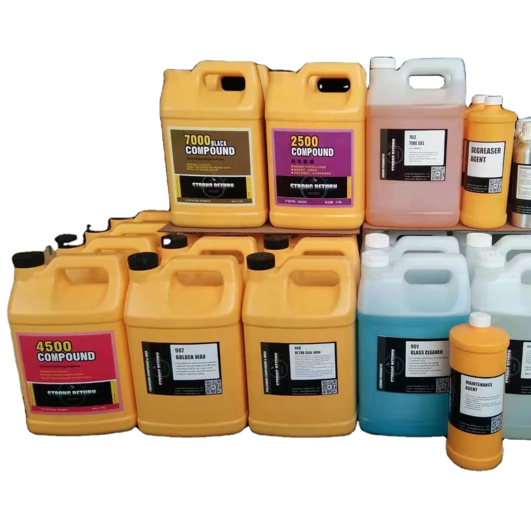 water based and Silicone Free polish compound rubbing compound for car paint refresh and paint correction