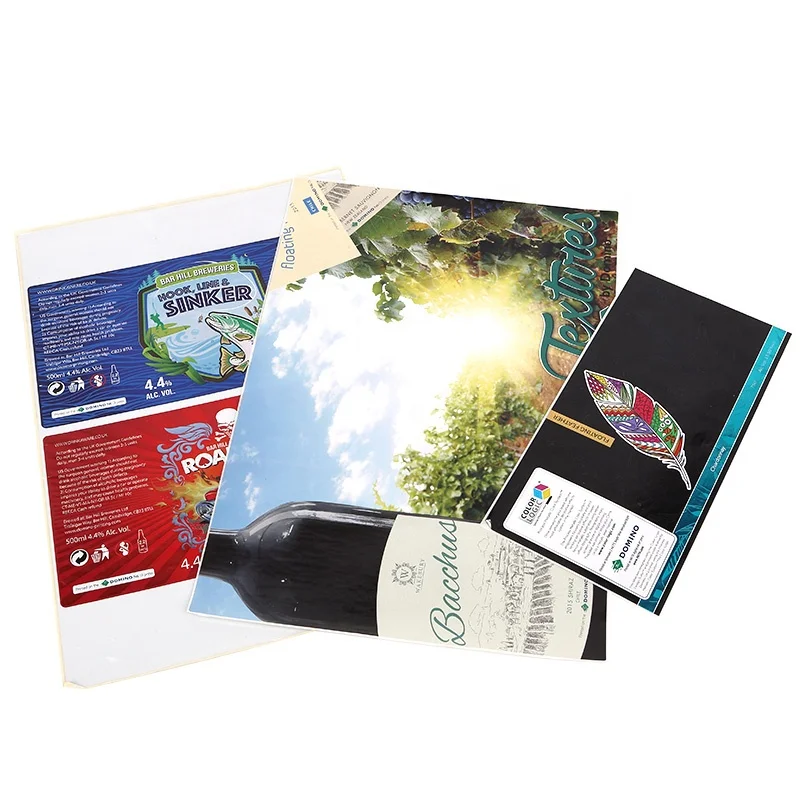 
Custom Printing Personalized Self-adhesive Champagne Red Wine Bottle Labels 