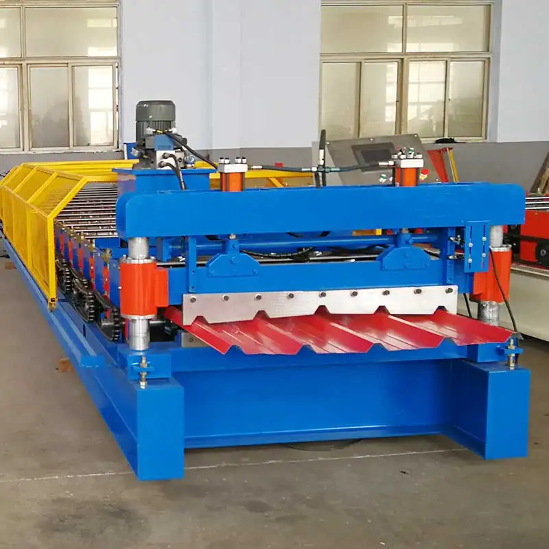 HUATONG 840 Roof Tile Trapezoidal Roofing Tiles Making Machinery