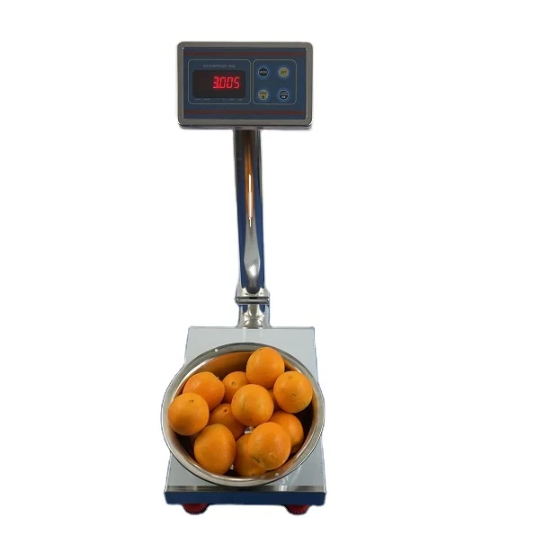 Tcs electronic  platform scale with waterproof stainless steel indicator
