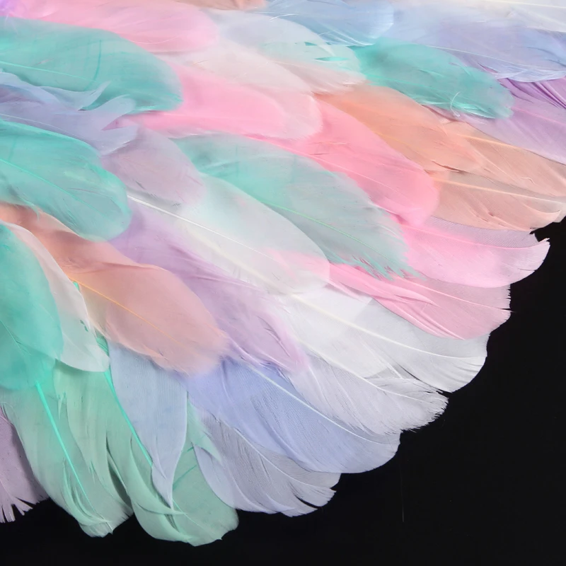 Halloween Cosplay Costume Colorful Feather Angel Wings