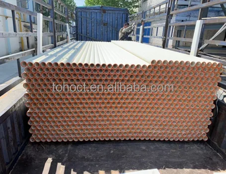 Refractory ceramic pipe