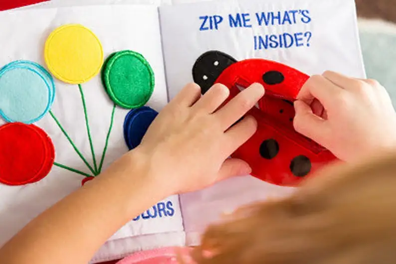 My Quiet Book By My Growing Season - Interactive Cloth Busy Book Toddlers Preschool