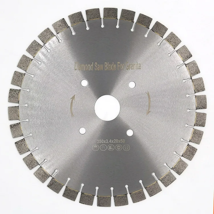 China Manufactured Professional Diameter 350mm Granite Saw Blade for fast cutting granite  14inch Diamond cutting blade