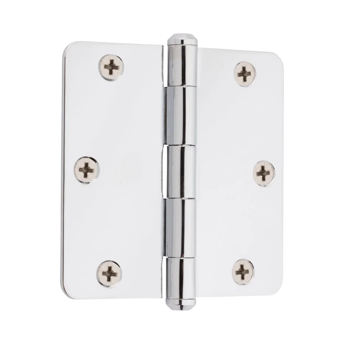 Цельная латунь 3,5 дюйма x 3,5 дюйма, роскошный радиус 1/4 дюйма, угловой Гладкий подшипник, врезной шарнир, стиль США