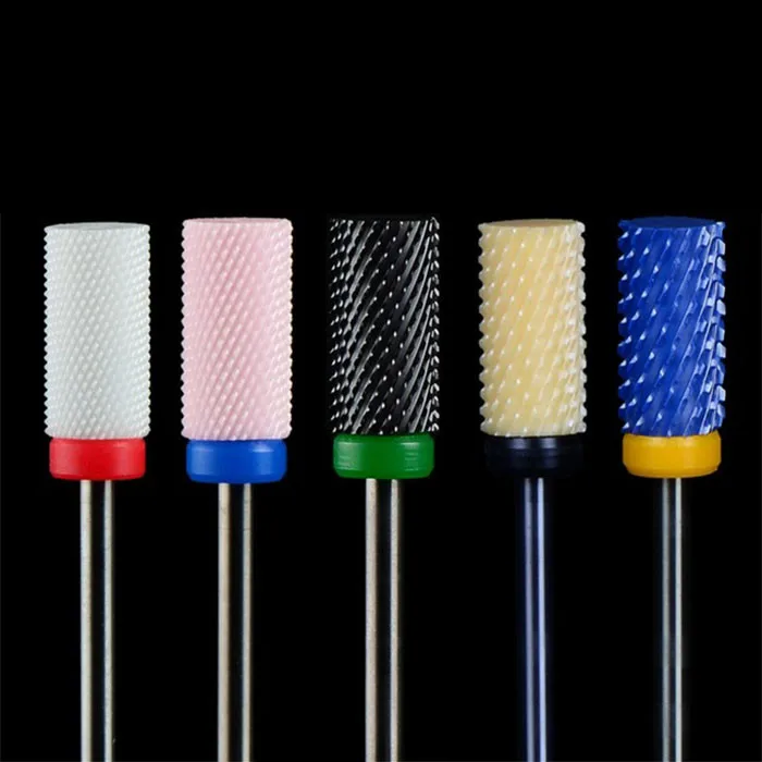 Ceramic Milling Cutter Nail Drill Bit Electric Manicure Drills Pedicure Mill Bits Machine Files Nail Art Tools