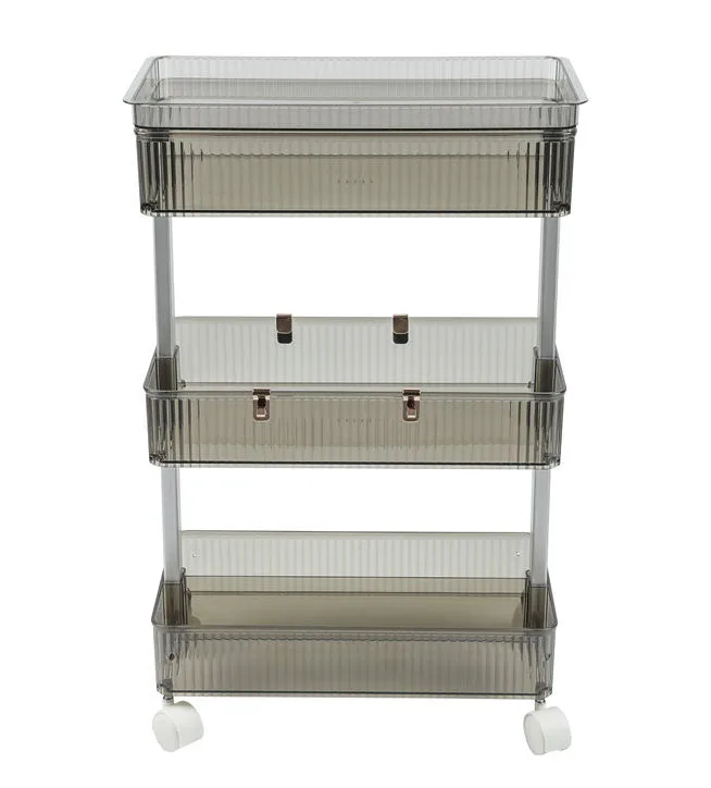 Special Design Movable Storage3 Multi-layered Utility Rolling Cart Office Home Organization Cart