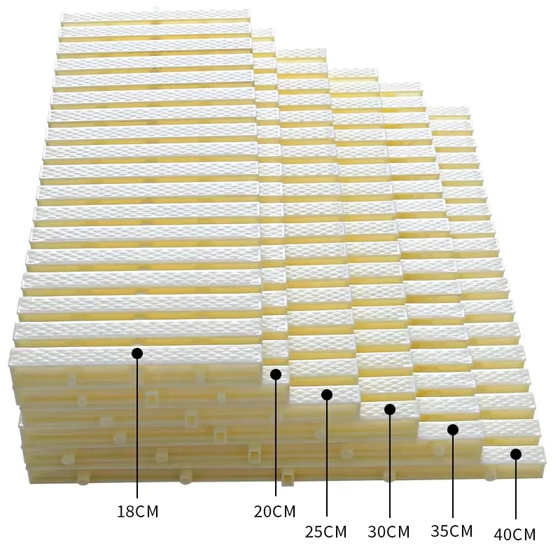 ABS/PP Plastic Pool Grilles 18/20/25/30CM Flexible Swimming Pool Overflow Gutter Grating Anti-Slip Square Shape Cover PPS