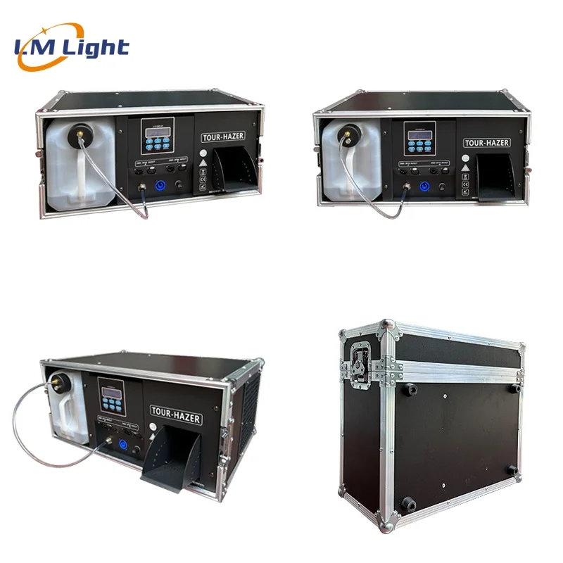 LM завод высокой мощности пульт дистанционного управления DMX 1500W/2000W сценический аппарат hazer для диско-вечеринки с полетным корпусом Дымчатая машина