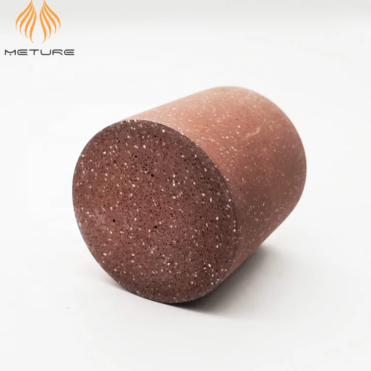 Various Red grey white terrazzo cement flower planters indoor