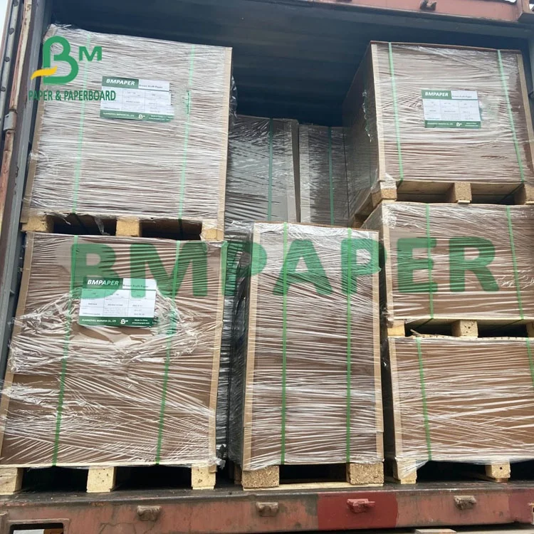 Kraft Paper 70GSM 80GSM Eco - Friendly Brown Craft Paper Offset Printing Virgin Wood Pulp A4 Sample for Free 1 Ton for Stock
