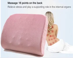 wholesale car seat and office chair waist cushioncushion memory foam lumbar support  back cushion