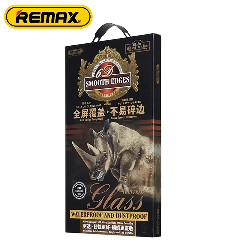 REMAX Sino series 9D large arc side explosion-proof tempered glass screen protector For iPhone 13 12
