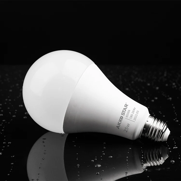 AKKO STAR DOB IC Driver Высокая люмен Led3m 10A 250V 2500WPF0.5 E27 25W 3000/6500K светодиодные лампочки индикаторные розетки алюминиевый шарик переменного тока