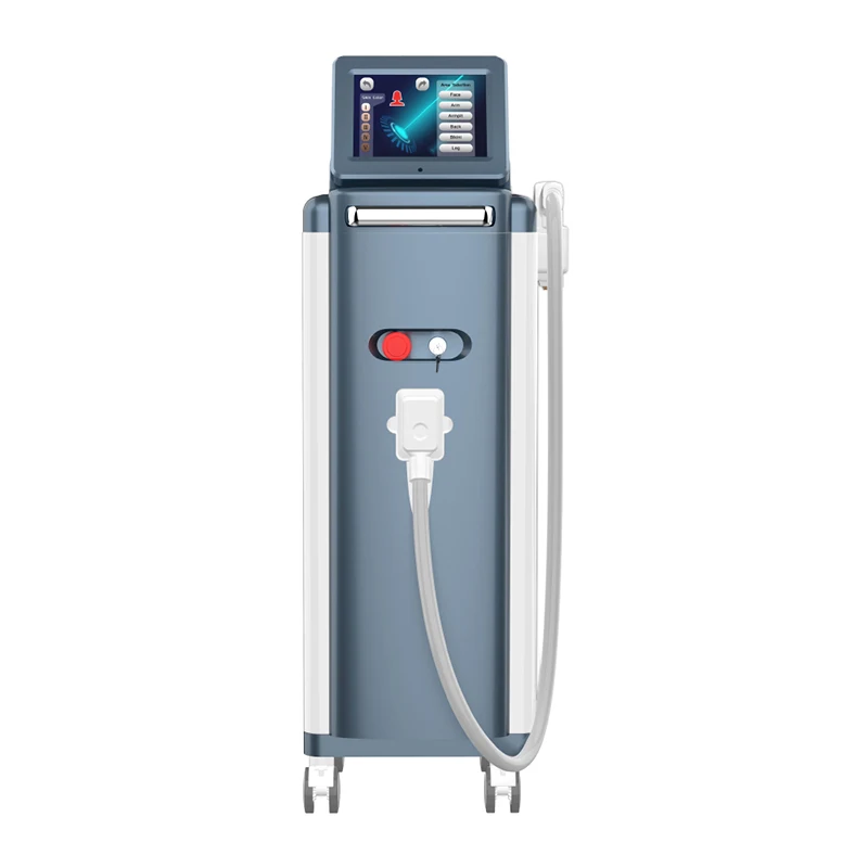 High intensity diode laser hair removal machine price 2 handle 3 wavelength laser beauty equipment