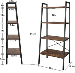 Amazon Hot Sell Vintage Metal Rustic Wooden Stable Storage Rack Shelf Display Shelves