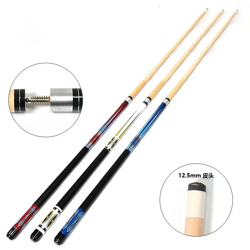 Made in China Billiards Pool Cue with Unilock Shaft Tip Easy to Repair